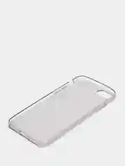Серый чехол для iPhone силиконовый тонкий прозрачный