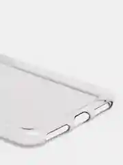 Серый чехол для iPhone силиконовый тонкий прозрачный