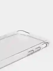 Серый чехол для iPhone силиконовый тонкий прозрачный
