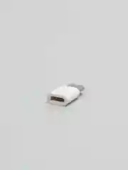Белый переходник адаптер micro usb type c