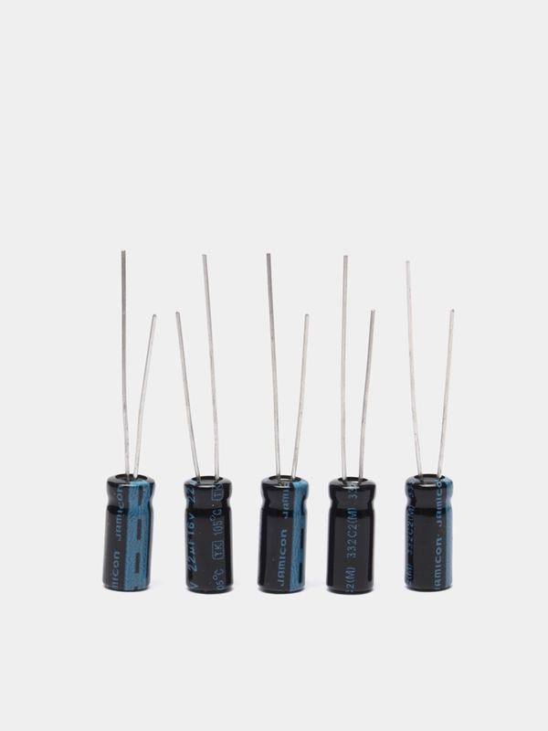 5 штук 22мкФ 16в Конденсатор электролитический 22UF 16V 105C 5х11 TK JAMICON