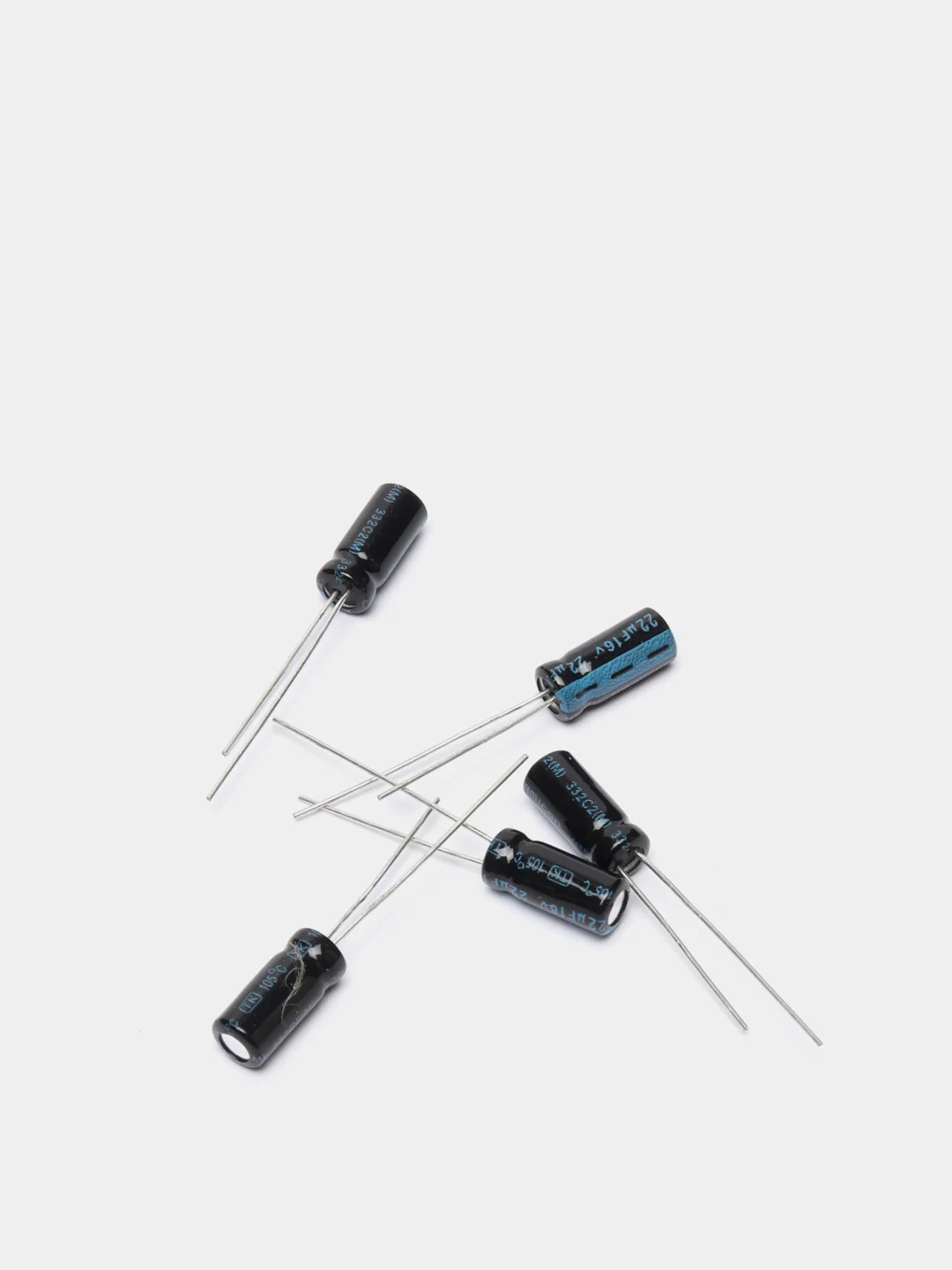 5 штук 22мкФ 16в Конденсатор электролитический 22UF 16V 105C 5х11 TK JAMICON