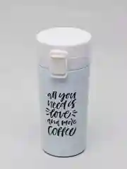 Белый термокружка All you need