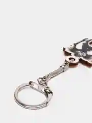 Голубой брелок деревянный по аниме "Тетрадь смерти"