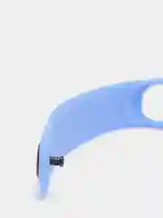 Голубой силиконовый ремешок для Xiaomi Mi Band 6, Mi Band 5, ми банд 5/6
