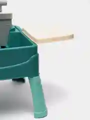 Зеленый игровой набор кухня с водой