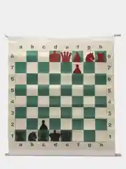Шахматная доска настенная с карманами, 65 х 65 см