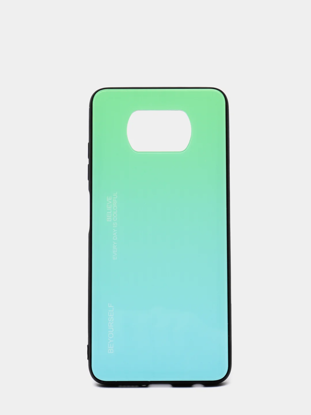 Бирюзовый чехол градиент Xiaomi POCO X3