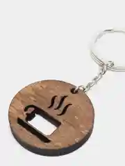 Брелок из дерева бук "Чашка кофе"