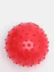Красный мячик массажный Ежик