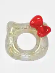 Круг для плавания детский с блестками "Hello Kitty"