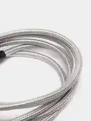 Серебряный магнитный кабель на 3A для передачи данных, коннекторы Type-C, Micro-USB, Lightning
