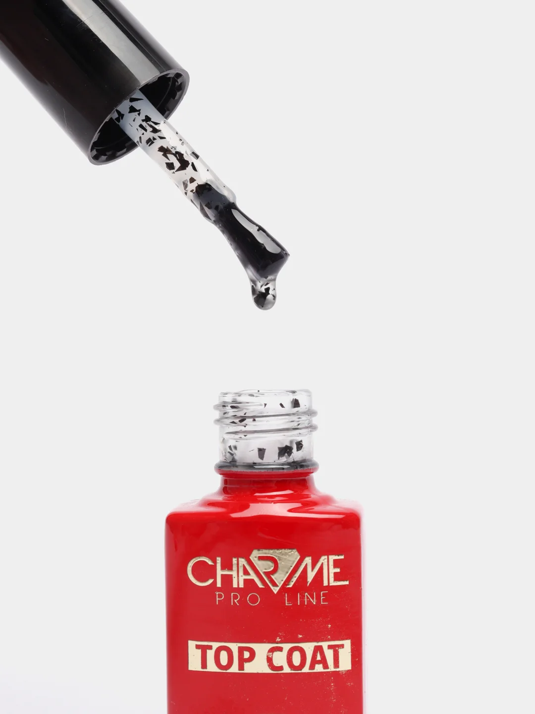 Прозрачный топ CHARME для гель-лака VELVET DOT-01, 10 г