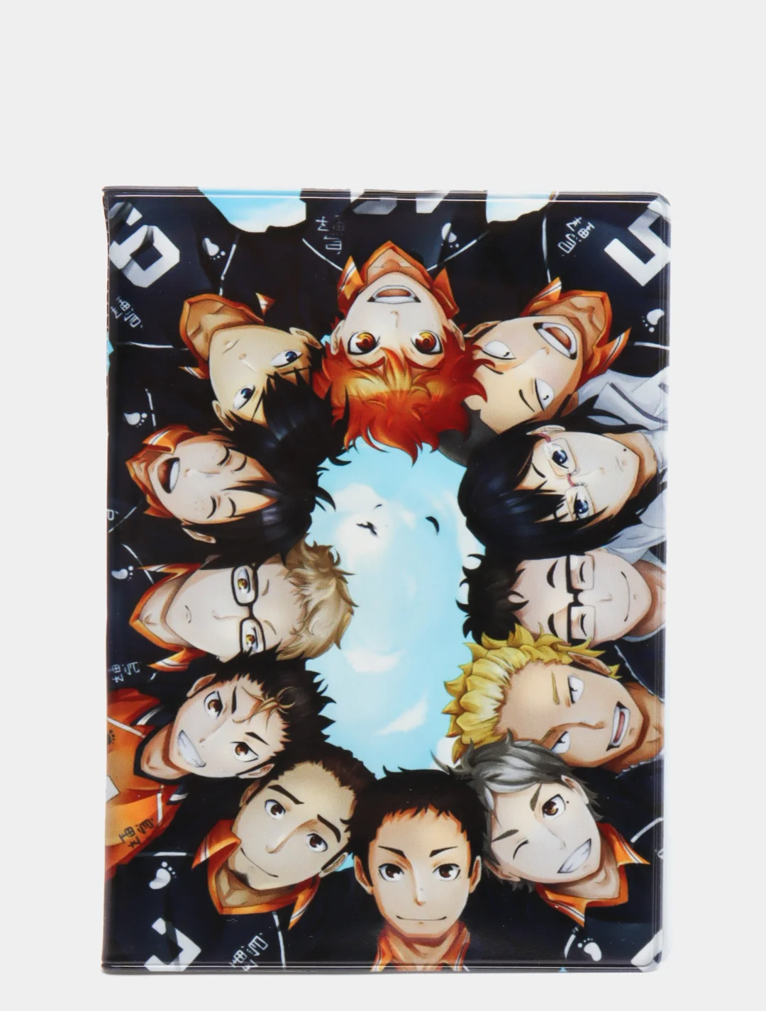 Синий обложка на паспорт HAIKYUU