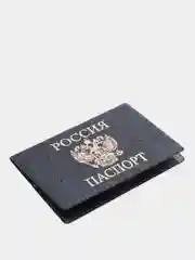 Обложка для паспорта, цвет синий