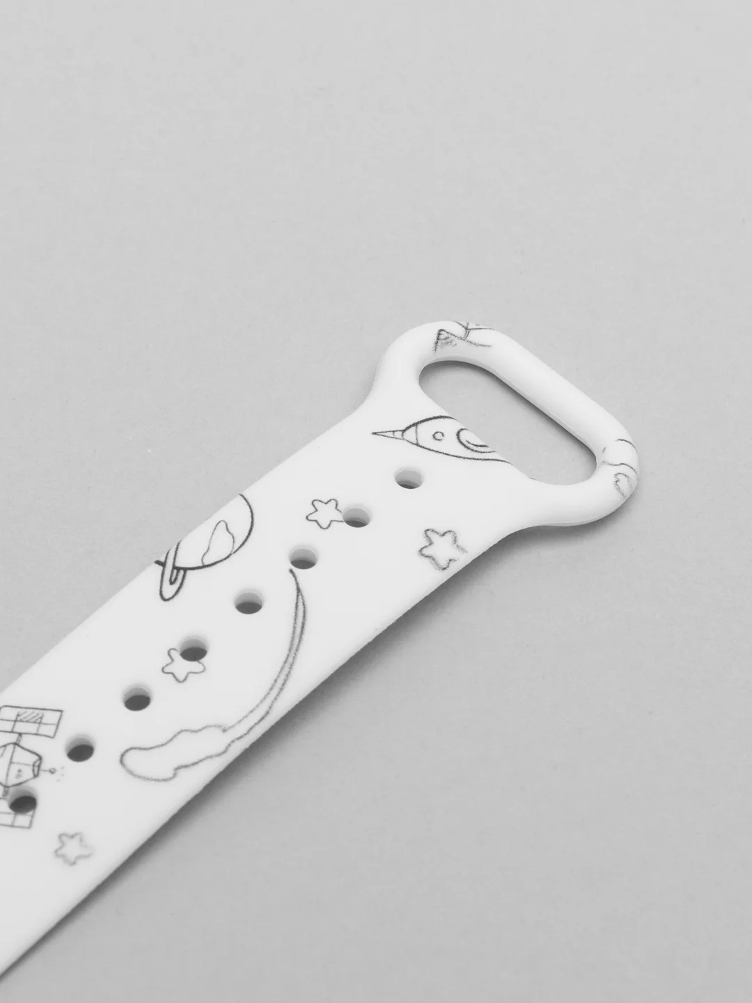 Серебряный ремешки с рисунком для Xiaomi mi Band 5