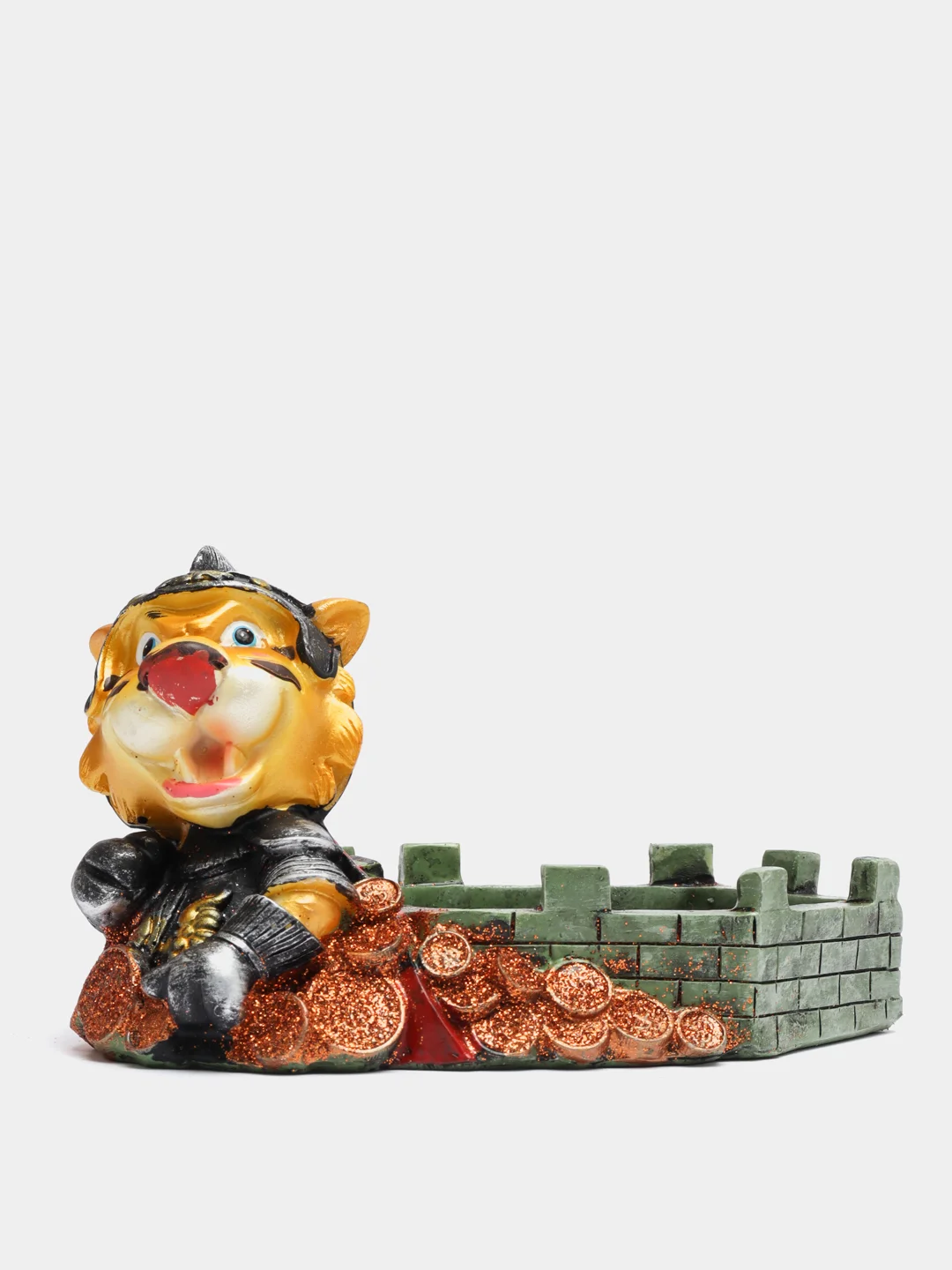 Бирюзовый пепельница "Тигренок"