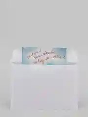 Открытка на день рождения "Снежинка", с конвертом, авторская, 10 х 15 см