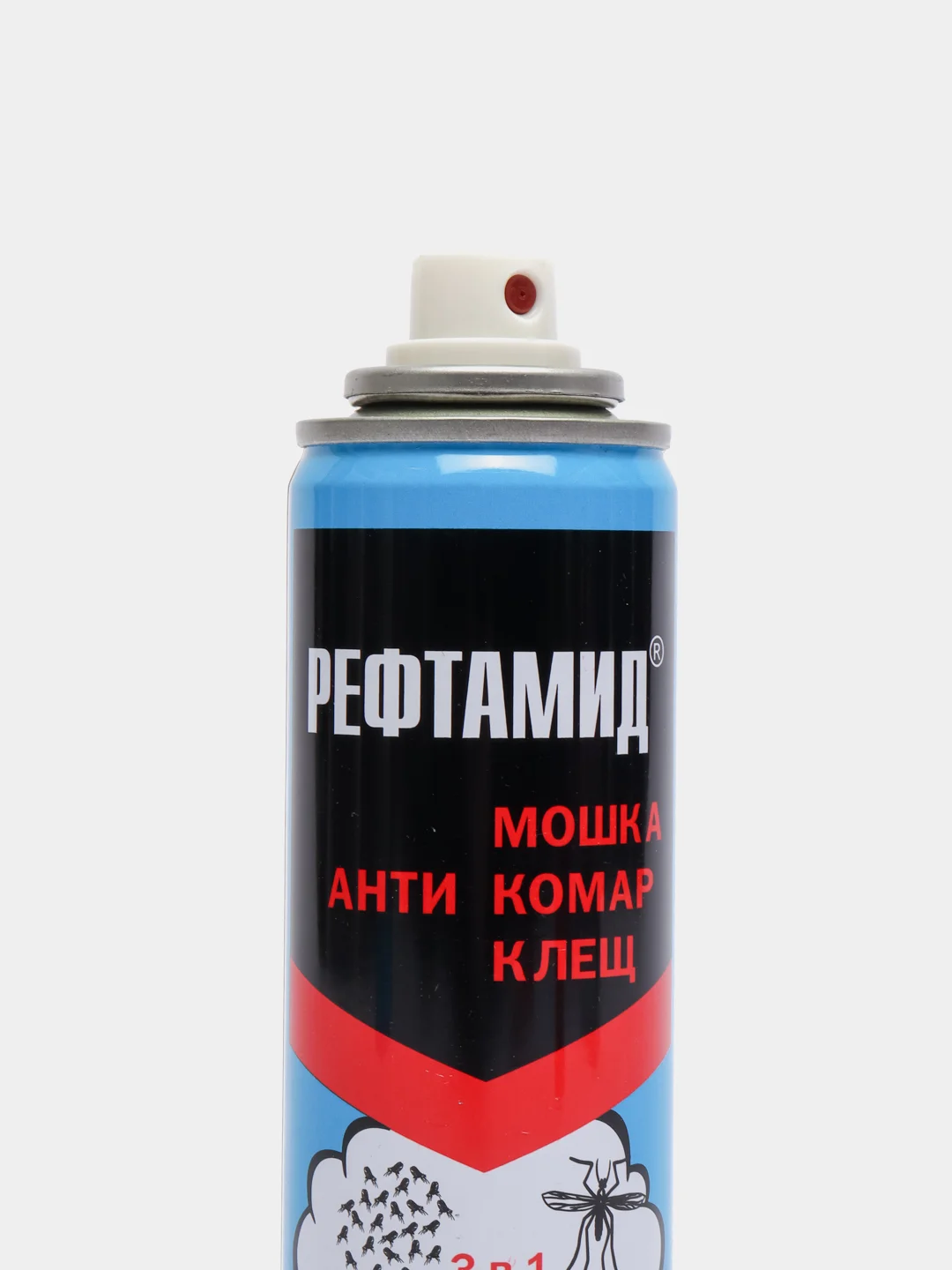 Спрей от комаров, клещей, мошки, репеллент, от слепней, мокрецов, блох РЕФТАМИД, 147 мл