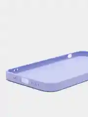 Лавандовый чехол силиконовый с матовой стеклянной панелью для iPhone 11, 12, 13, 13 Pro, 13 Pro Max