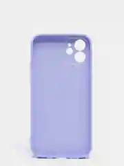 Лавандовый чехол силиконовый с матовой стеклянной панелью для iPhone 11, 12, 13, 13 Pro, 13 Pro Max