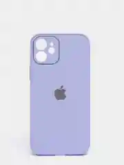 Лавандовый чехол силиконовый с матовой стеклянной панелью для iPhone 11, 12, 13, 13 Pro, 13 Pro Max
