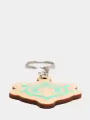 Белый брелок деревянный по игре "Геншин Импакт"