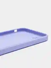 Лавандовый чехол силиконовый с матовой стеклянной панелью для iPhone 11, 12, 13, 13 Pro, 13 Pro Max