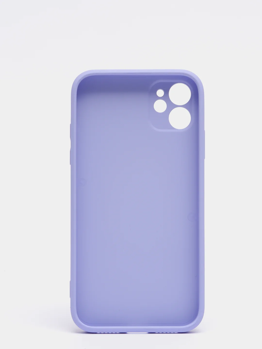 Лавандовый чехол силиконовый с матовой стеклянной панелью для iPhone 11, 12, 13, 13 Pro, 13 Pro Max