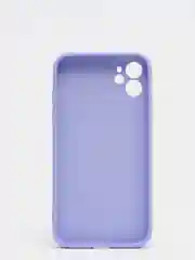 Лавандовый чехол силиконовый с матовой стеклянной панелью для iPhone 11, 12, 13, 13 Pro, 13 Pro Max