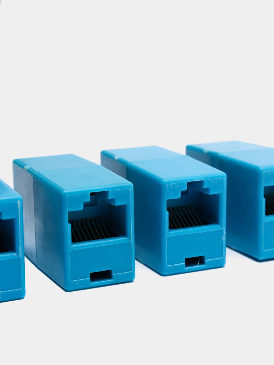 Синий rj45 соединитель муфта
