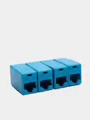 Синий rj45 соединитель муфта
