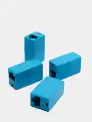 Синий rj45 соединитель муфта