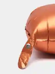 Бежевый меланж матовый воздушный шар "Звезда", "Сердце"