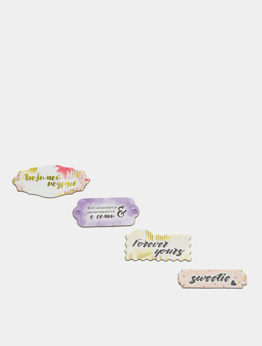 Наборы чипбордов Pretty violet Fleur Design