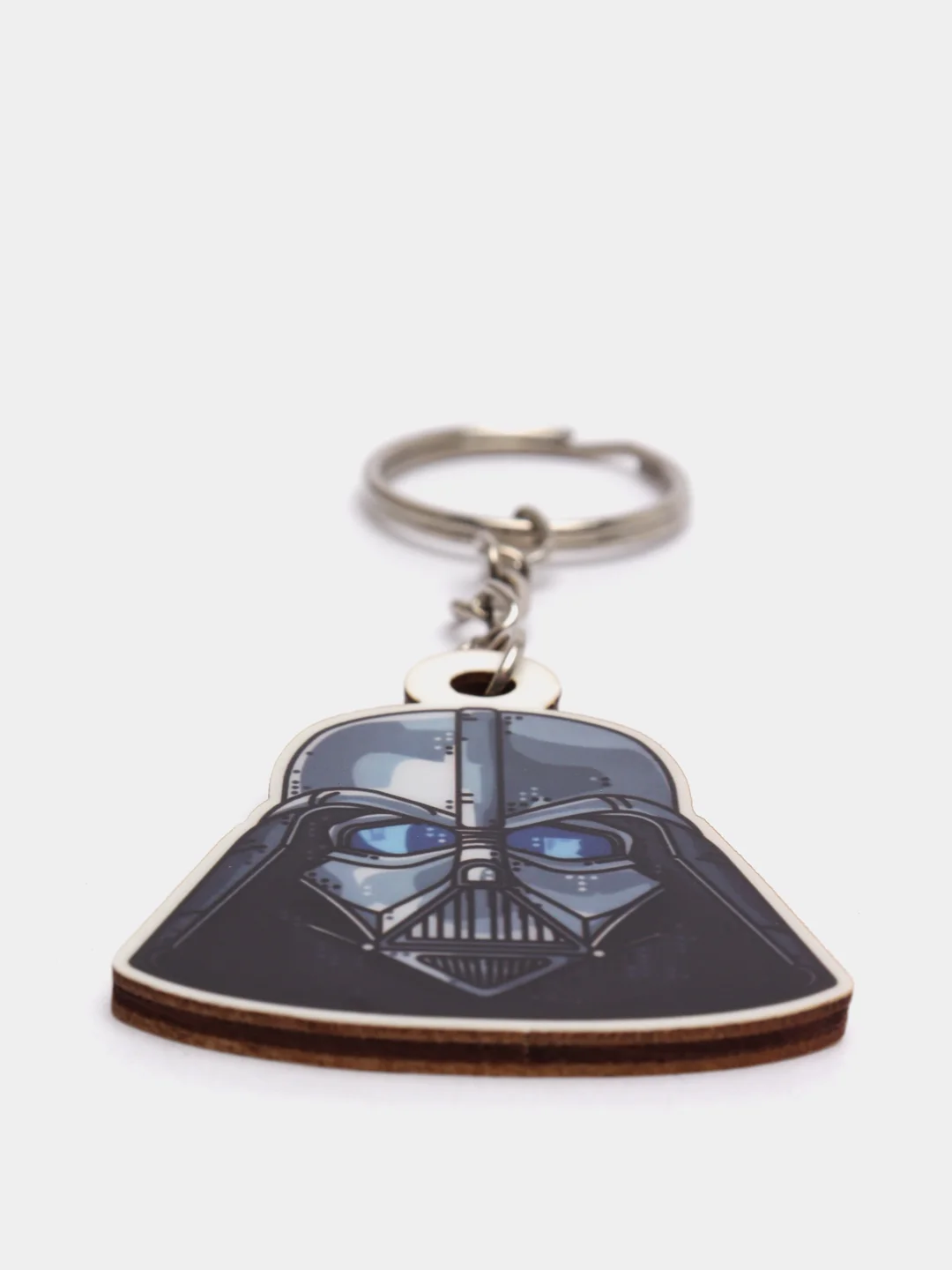 Белый брелок деревянный "Star Wars"