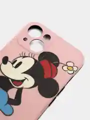 Алый чехол для iPhone 11, 13, 13 Pro с картинкой / рисунком