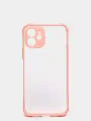 Розовый чехол для телефона iPhone 12   Противоударный Прозрачный матовый