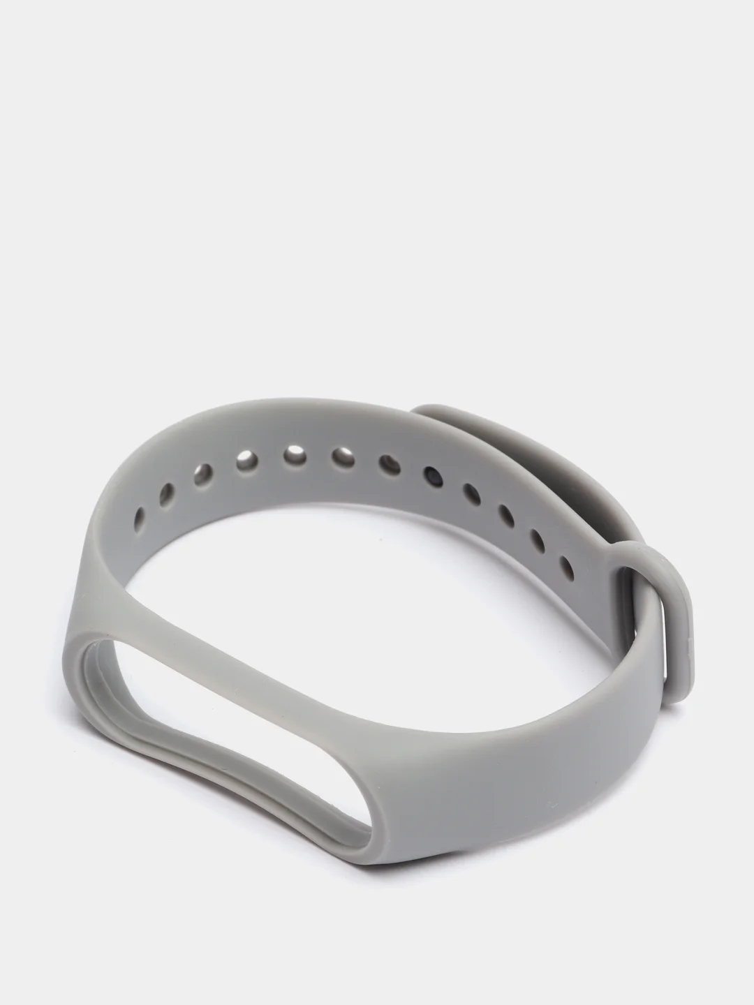 Серый меланж ремешок силиконовый для браслета Xiaomi Mi Band 3, 4