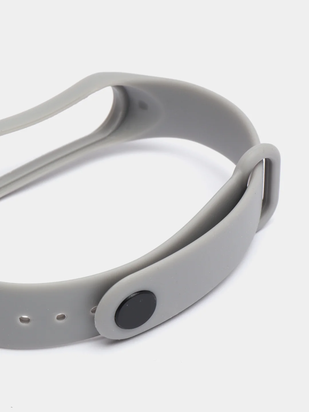 Серый меланж ремешок силиконовый для браслета Xiaomi Mi Band 3, 4