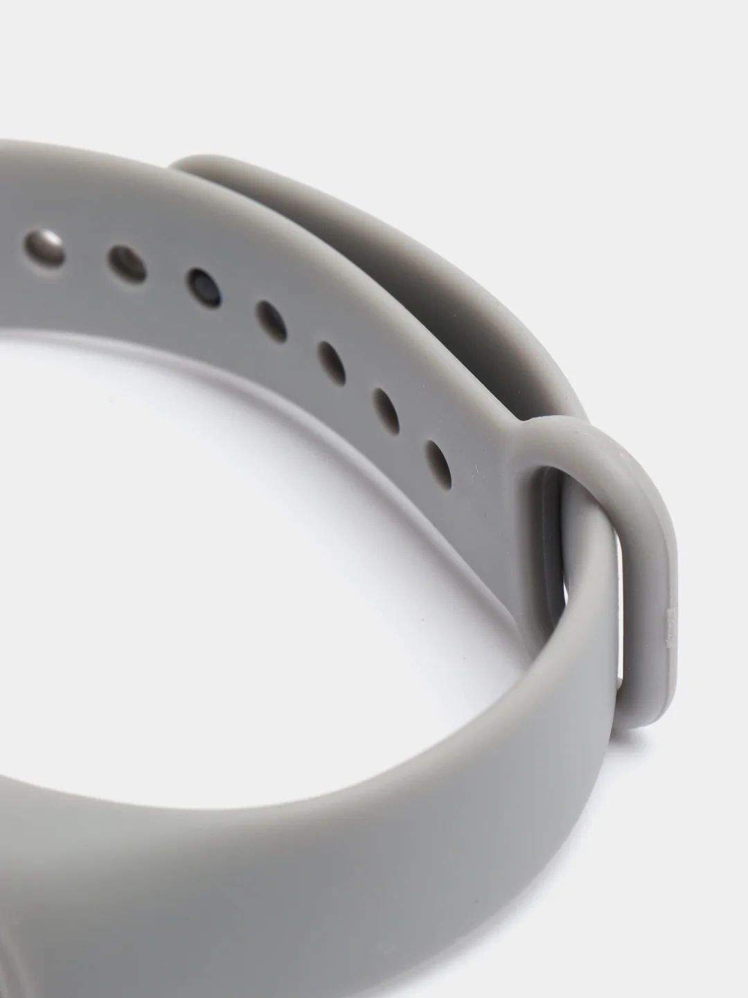 Серый меланж ремешок силиконовый для браслета Xiaomi Mi Band 3, 4