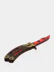 Нож бабочка CS GO, деревянный, учебный