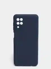 Темно-синий чехол цветной матовый на Samsung Galaxy A12 / Samsung Galaxy M12