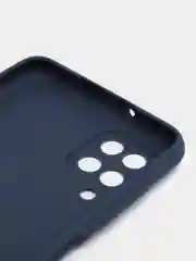 Темно-синий чехол цветной матовый на Samsung Galaxy A12 / Samsung Galaxy M12