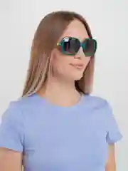 Хаки солнцезащитные женские очки