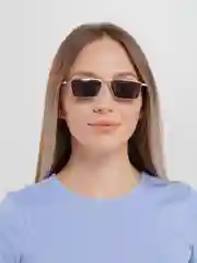 Черный очки солнцезащитные, имиджевые унисекс с чехлом и салфеткой