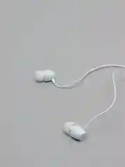 Белый проводные Наушники с микрофоном детские