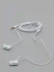 Белый проводные Наушники с микрофоном детские