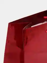 Красный пакет подарочный