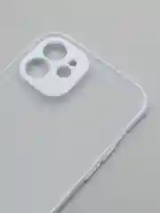 Белый чехол для телефона iPhone 12   Противоударный Прозрачный матовый